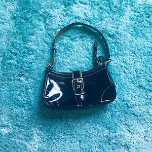 Patent leather mini bag & bag cover